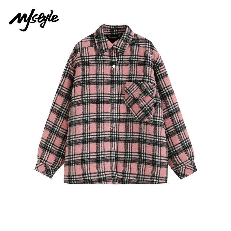 MJstyle 2021 зимняя женская элегантная теплая клетчатая розовая рубашка стеганая куртка пальто для работы и свидания повседневная одежда 820150007
MJstyle 2021 зимняя женская элегантная теплая клетчатая розовая рубашка стеганая куртка пальто для работы и свидания повседневная одежда 820150007