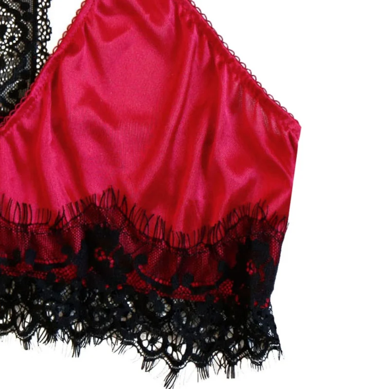 Women Sleepwear Sexy Satin Pajama Set Lace V-Neck Sleeveless Cute Top and Shorts Home Nightwear Female 2020
Women Sleepwear Sexy Satin Pajama Set Lace V-Neck Sleeveless Cute Top and Shorts Home Nightwear Female 2020