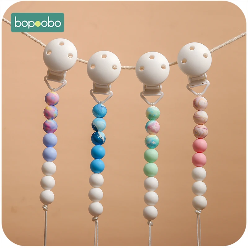 Bopoobo 1 шт. детские силиконовые соски зажимы цепь безопасное прорезывание зубов звездное небо бусины без BPA пустышка зажим для душа на день ро...
Bopoobo 1 шт. детские силиконовые соски зажимы цепь безопасное прорезывание зубов звездное небо бусины без BPA пустышка зажим для душа на день ро...