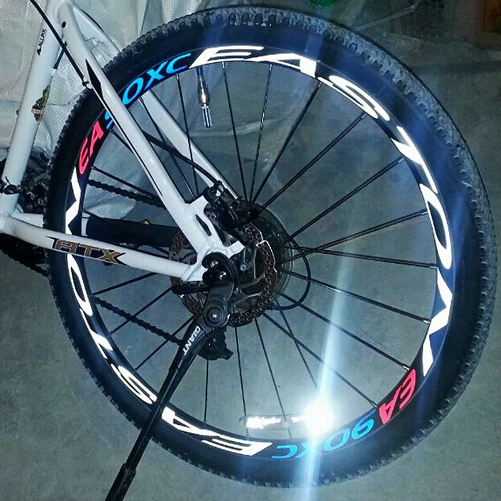 1 Side Multicolor Bike Wheel Rims Reflective Stickers Decals Cycling Safe Protector 26/27.5inch Wheel MTB Bike Accessories
1 Side Multicolor Bike Wheel Rims Reflective Stickers Decals Cycling Safe Protector 26/27.5inch Wheel MTB Bike Accessories