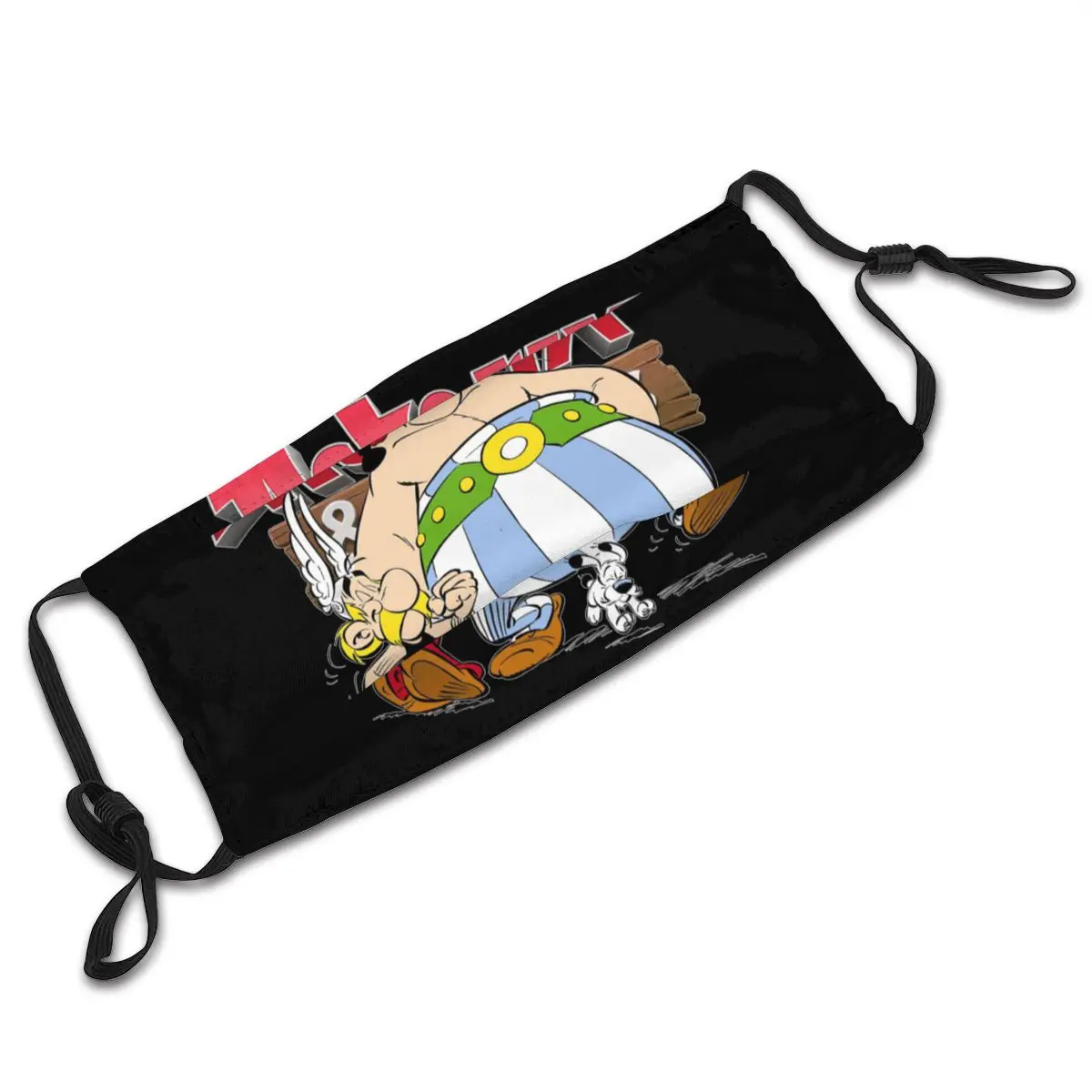 Mouth Muffle Asterix Obelix Face Mask With PM2.5 Filters Summer Sunproof Protection Mask 
Mouth Muffle Asterix Obelix Face Mask With PM2.5 Filters Summer Sunproof Protection Mask