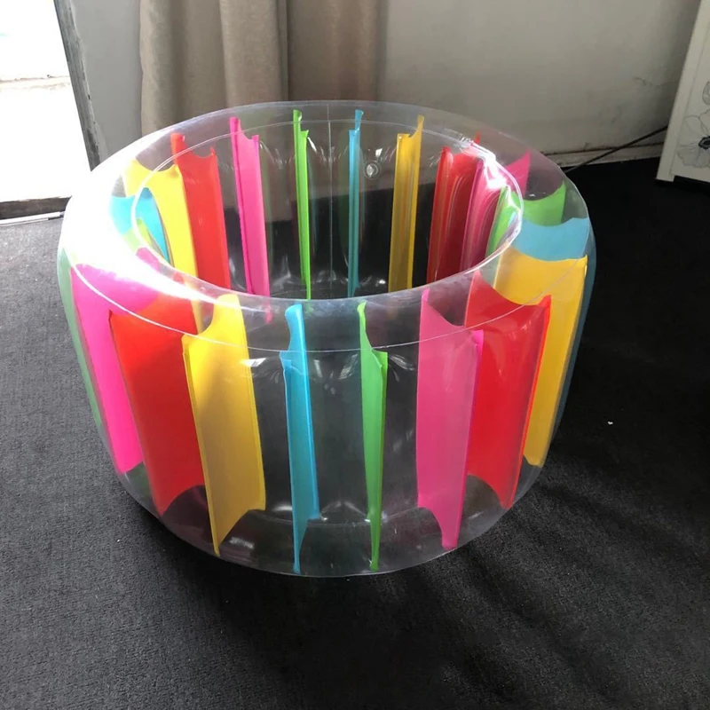 PVC Inflatable Roller Ball Toy Grass Water Roller Children Multifunctional Crawling Roller 
PVC Inflatable Roller Ball Toy Grass Water Roller Children Multifunctional Crawling Roller