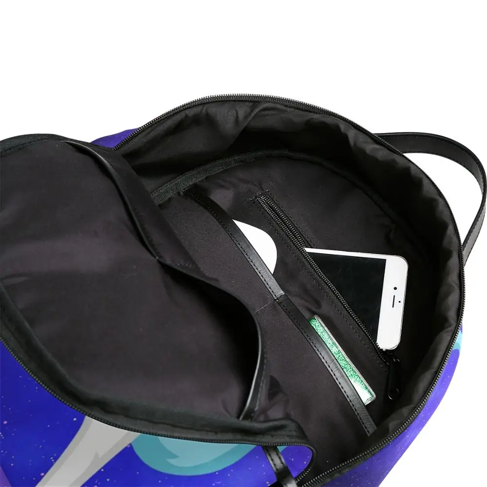 Рюкзак для мальчиков ALAZA школьный вместительный черный с принтом в виде