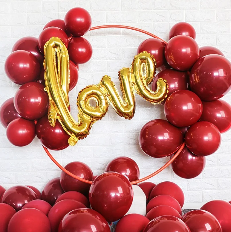Set of 51 PCS Valentine's Day Decoration Love Balloon for Proposal Wedding Engagement Anniversary Decoration
Set of 51 PCS Valentine's Day Decoration Love Balloon for Proposal Wedding Engagement Anniversary Decoration