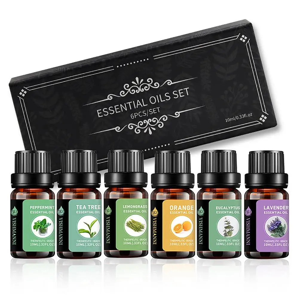 6Pcs Fragrance Essential Oils Organic Essential Oils Set Lemon Grass Lavender Orange Eucalyptus Peppermint Essential Oils
6Pcs Fragrance Essential Oils Organic Essential Oils Set Lemon Grass Lavender Orange Eucalyptus Peppermint Essential Oils