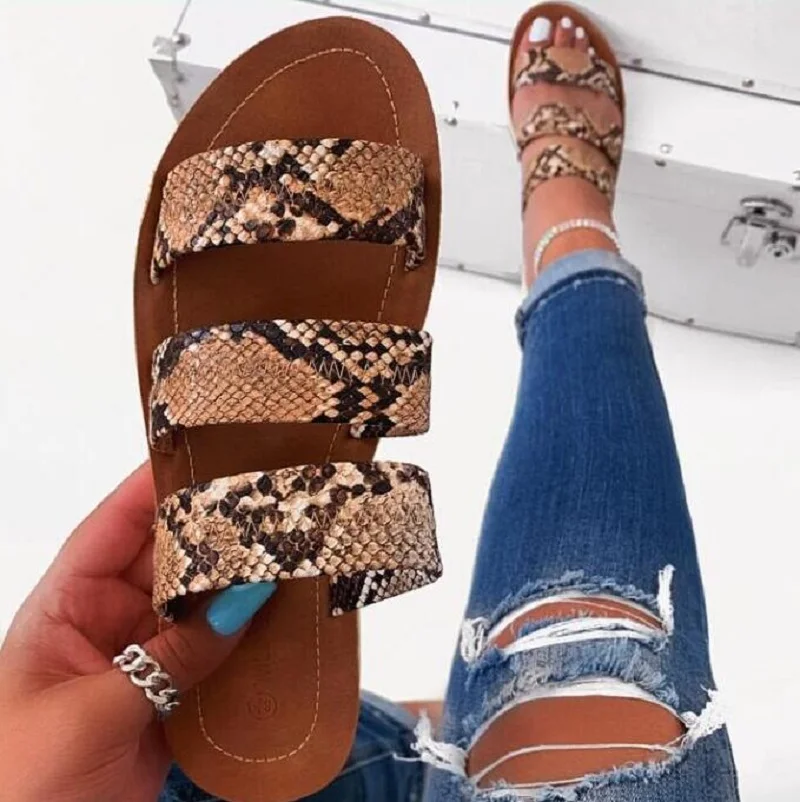 2020 Women Fashion Wild Beach Shoes Snake Totem Three-layer Non-slip Outdoor Slippers Sandals Flat Bottom Ladies Slippers
2020 Women Fashion Wild Beach Shoes Snake Totem Three-layer Non-slip Outdoor Slippers Sandals Flat Bottom Ladies Slippers