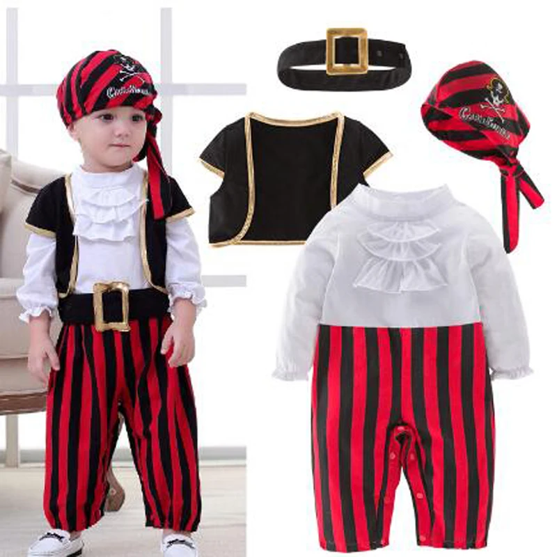 Pirate Captain Cosplay Clothes for Baby Boy Halloween Christmas Fancy Clothes Halloween Costume for Kids Children Pirate Costume 
Pirate Captain Cosplay Clothes for Baby Boy Halloween Christmas Fancy Clothes Halloween Costume for Kids Children Pirate Costume