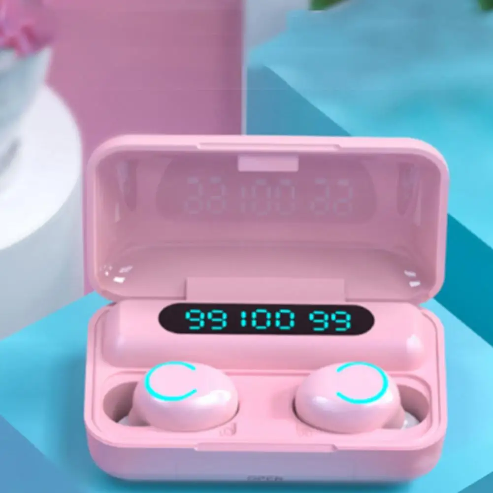 F9-9 Bluetooth Earphone Wireless Headphone Bluetooth 5.0 Heavy Bass In-ear Wireless Earphone Earbuds for Phone
F9-9 Bluetooth Earphone Wireless Headphone Bluetooth 5.0 Heavy Bass In-ear Wireless Earphone Earbuds for Phone