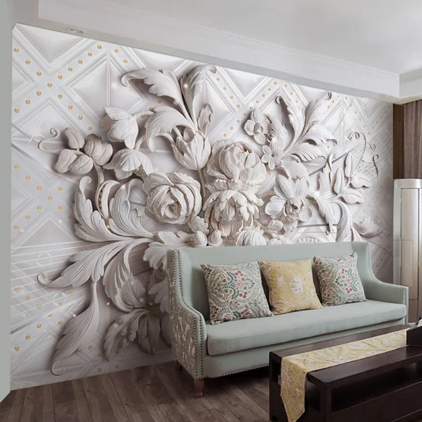 Custom Mural Wall Painting European Style Grey Embossed Flowers Wall Covering Living Room Restaurant Wallpaper For Bedroom Walls
Custom Mural Wall Painting European Style Grey Embossed Flowers Wall Covering Living Room Restaurant Wallpaper For Bedroom Walls