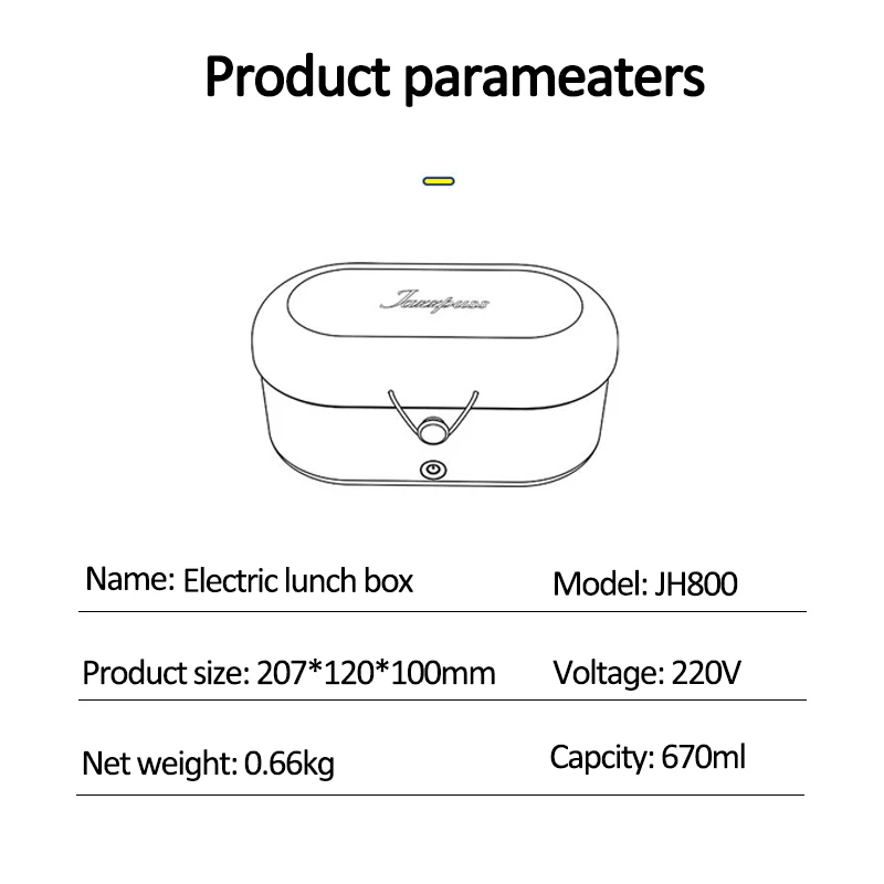220V Electric Lunch Box Water-free Heating Box Rice Cooker Portable Food Warmer Heated Container Constant Temperature Heating
220V Electric Lunch Box Water-free Heating Box Rice Cooker Portable Food Warmer Heated Container Constant Temperature Heating