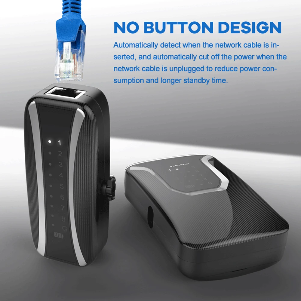 SG-NT01 Multifunctional Network Cable Tester USB Battery Network Line Test Device Plug-and-play Auto Detect Cable Tester
SG-NT01 Multifunctional Network Cable Tester USB Battery Network Line Test Device Plug-and-play Auto Detect Cable Tester