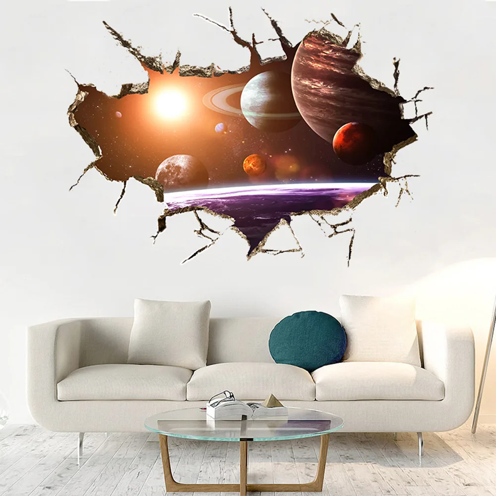 New 3D Wall-Breaking Cosmic Planet Starry Wall Stickers Living Room Bedroom Environmental Protection Decorative Painting
New 3D Wall-Breaking Cosmic Planet Starry Wall Stickers Living Room Bedroom Environmental Protection Decorative Painting