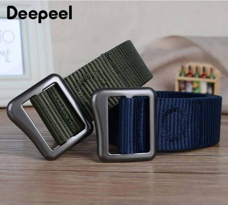 Холщовый мужской ремень Deepeel 1 шт. 3 8*120 см эксклюзивный Молодежный повседневный
