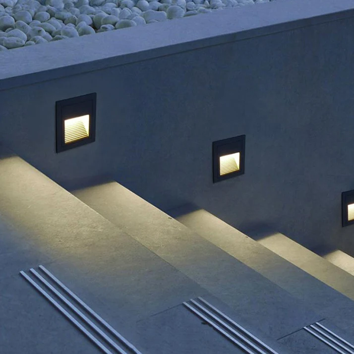 10PCS 3W Waterproof LED Stair Step Light 86X86mm Outdoor LED Footlight Embedded Wall Corner Lamp IP65 Floor Buried lamp
10PCS 3W Waterproof LED Stair Step Light 86X86mm Outdoor LED Footlight Embedded Wall Corner Lamp IP65 Floor Buried lamp