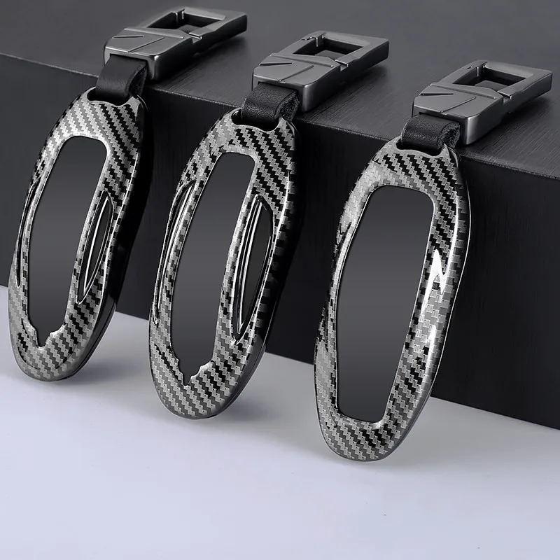 For Tesla MODEL-X/S model3 car key cover remote control protective shell metal buckle carbon fiber texture
For Tesla MODEL-X/S model3 car key cover remote control protective shell metal buckle carbon fiber texture