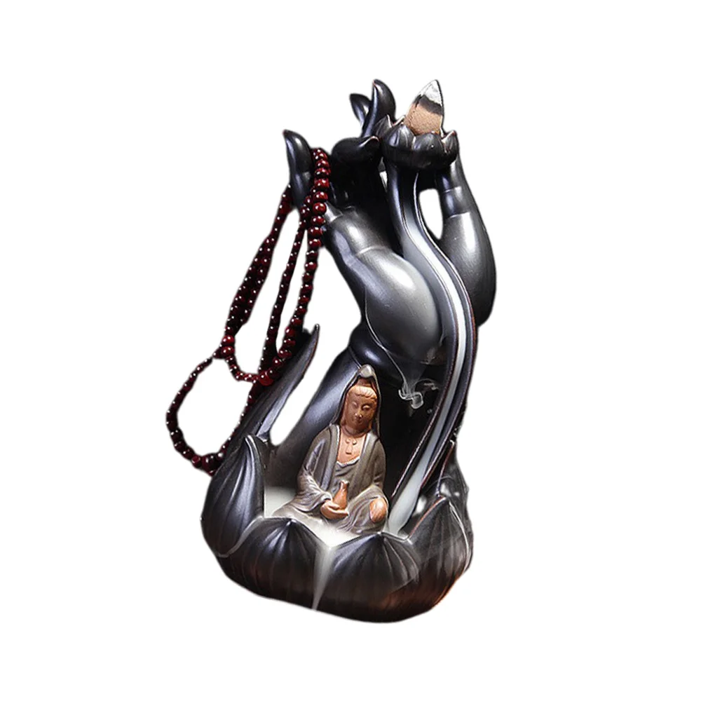 1PC Bergamot Guanyin Incense Burner Ceramic Backflow Censer Creative Bergamot Guanyin Aroma Stove Backflow Viewing
1PC Bergamot Guanyin Incense Burner Ceramic Backflow Censer Creative Bergamot Guanyin Aroma Stove Backflow Viewing