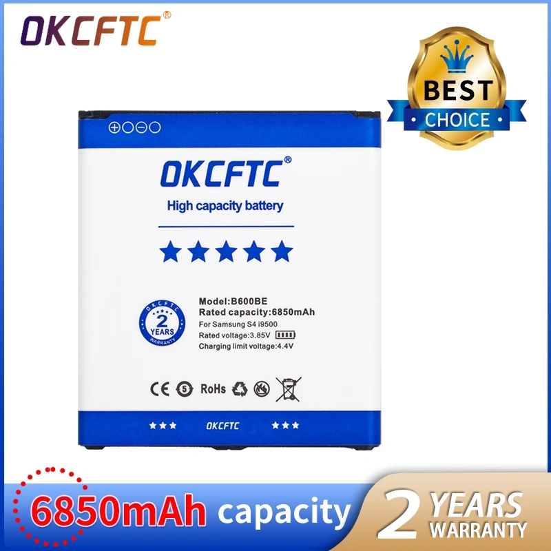 6850mAh B600BC B600BE B600BU Battery for Samsung galaxy S4 i9295 i9505 i9502 i9508 i9500 i9150 i9152 i9158 i9506 G7100
6850mAh B600BC B600BE B600BU Battery for Samsung galaxy S4 i9295 i9505 i9502 i9508 i9500 i9150 i9152 i9158 i9506 G7100