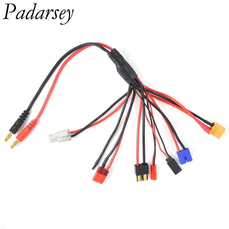 Фото Разъем адаптера зарядного устройства для аккумулятора Padarsey RC Lipo 8 в 1 4 0 мм