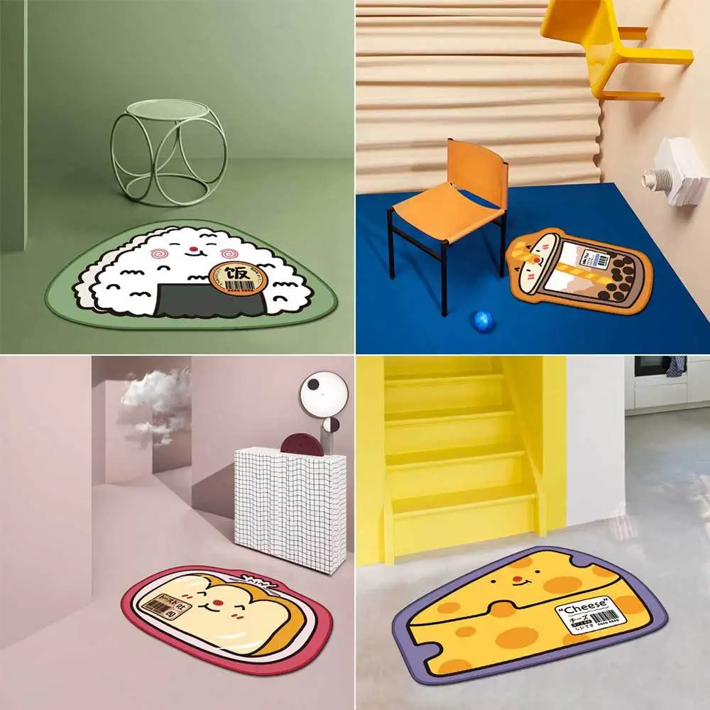 Special-shaped Irregular Cartoon Carpet Toast Printing Living Room Carpet Large Area Bedroom Bedside Carpet Tatami Rugs
Special-shaped Irregular Cartoon Carpet Toast Printing Living Room Carpet Large Area Bedroom Bedside Carpet Tatami Rugs