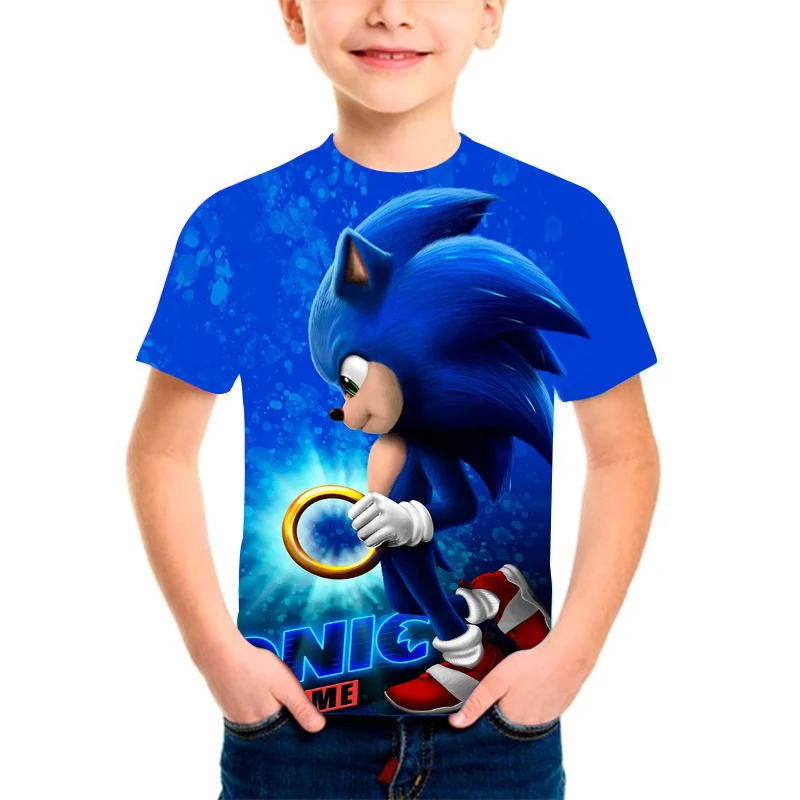 Summer Anime Boys Sonic T-shirt 3D Printed T-shirts Children's Round Neck Short Sleeve Breathable Kids Shirt Girls Baby Clothes
Summer Anime Boys Sonic T-shirt 3D Printed T-shirts Children's Round Neck Short Sleeve Breathable Kids Shirt Girls Baby Clothes