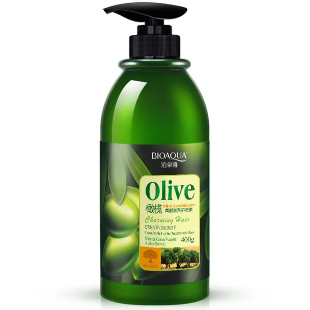 Кондиционер для волос BIOAQUA Olive Pliant и питательный 400 мл специальный одноразовый