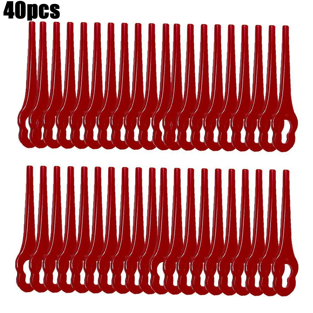 40pcs Plastic Blades For Grizzly Tools Cordless Strimmer Grass Trimmer Lawn Mower Accessories Wholesale
40pcs Plastic Blades For Grizzly Tools Cordless Strimmer Grass Trimmer Lawn Mower Accessories Wholesale