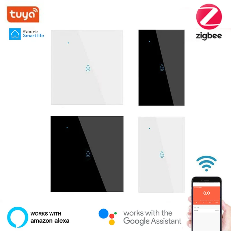 Умный переключатель Zigbee Tuya 20A для водонагревателя, со стеклянной панелью, с дистанционным таймером, голосовым управлением, работает с Alexa ...
Умный переключатель Zigbee Tuya 20A для водонагревателя, со стеклянной панелью, с дистанционным таймером, голосовым управлением, работает с Alexa ...