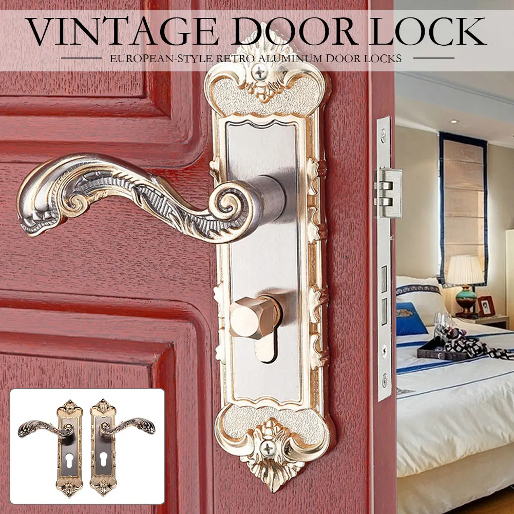 Doorknob Aluminum Alloy Home Furnishing Wooden Doors Retro Furniture Colour Practical Door Lock Handle Bedroom Kitchen
Doorknob Aluminum Alloy Home Furnishing Wooden Doors Retro Furniture Colour Practical Door Lock Handle Bedroom Kitchen