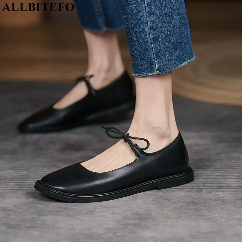 ALLBITEFO Round Toe Soft Genuine Leather Women Heels Shoes Spring Fashion Leisure Girls Comfortable Low Heel Women Walking Shoes
ALLBITEFO Round Toe Soft Genuine Leather Women Heels Shoes Spring Fashion Leisure Girls Comfortable Low Heel Women Walking Shoes