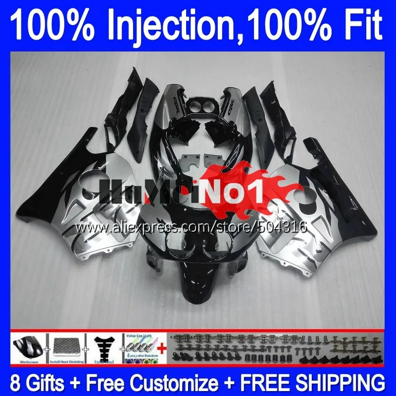 Injection For HONDA CBR 250RR CBR250RR 90 91 92 93 94 135MC.9 MC22 CBR250 RR 1995 1996 1997 1998 1999 OEM Fairing silvery black
Injection For HONDA CBR 250RR CBR250RR 90 91 92 93 94 135MC.9 MC22 CBR250 RR 1995 1996 1997 1998 1999 OEM Fairing silvery black