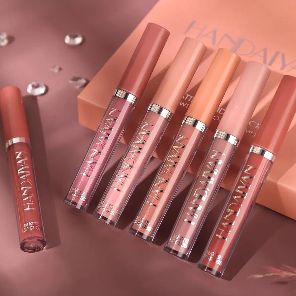 Liquid matte lipstick, 6 colors/box, Professional lip makeup kit, velvet, lip gloss, water resistant, Glosses Cosmetics
Liquid matte lipstick, 6 colors/box, Professional lip makeup kit, velvet, lip gloss, water resistant, Glosses Cosmetics