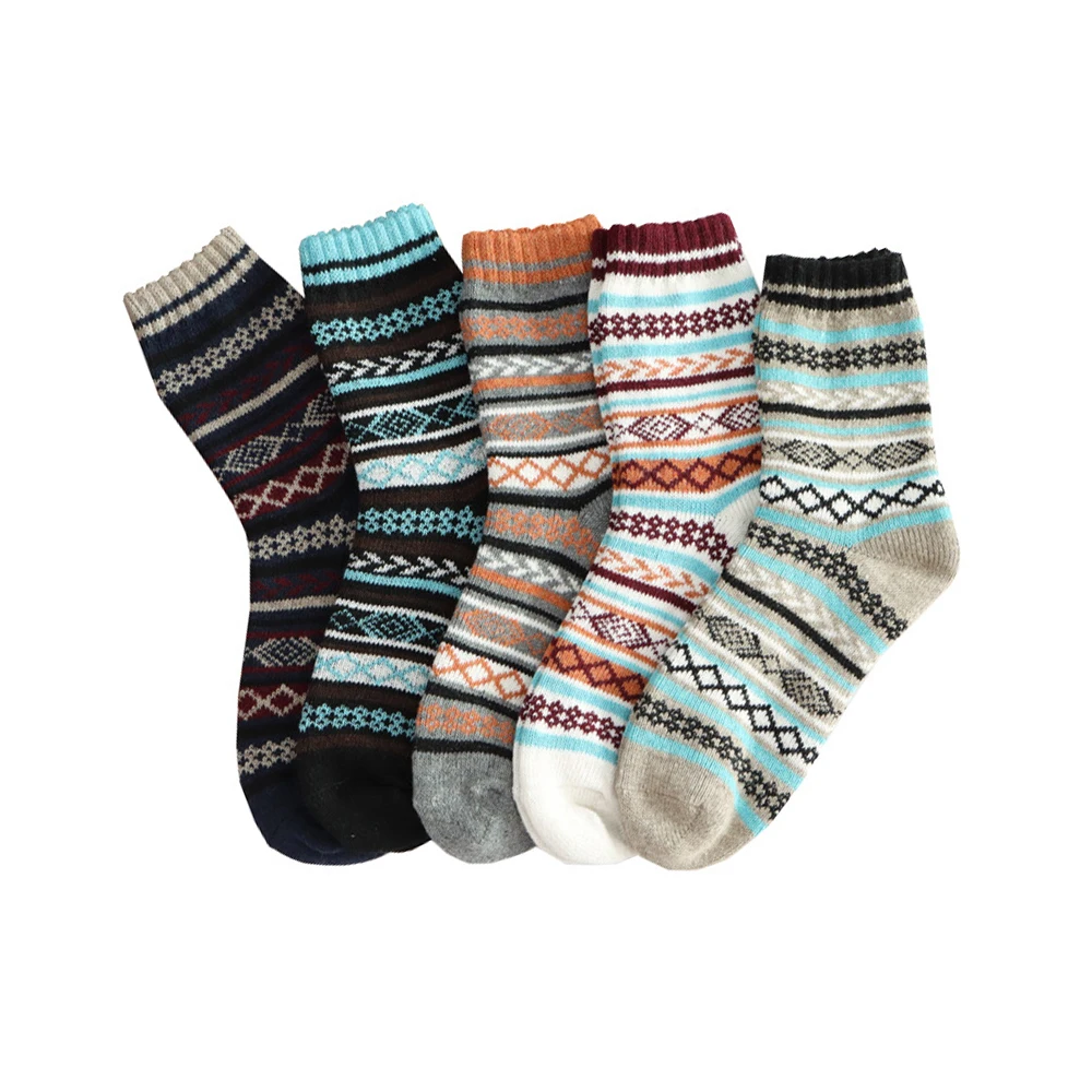 5 Pairs Retro Women Men Winter Thermal Socks Warm Soft Wool Thick Nordic Sock Retro Comfortable Male Socks Hot Sale Dropship
5 Pairs Retro Women Men Winter Thermal Socks Warm Soft Wool Thick Nordic Sock Retro Comfortable Male Socks Hot Sale Dropship