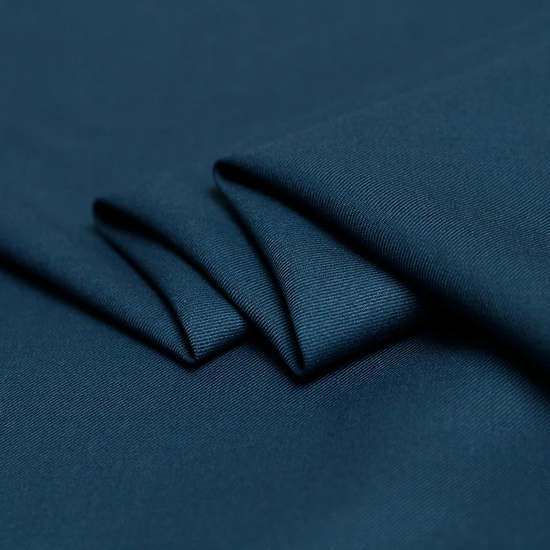 Импортная синяя и шерстяная ткань высокого качества для женских костюмов на