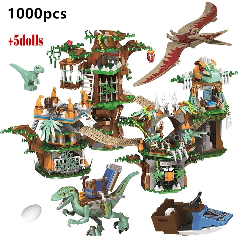 1000pcs Creative Dinosaur Series Tree House Model Building Blocks Jurassic World Park Figures Bricks Toys For Boys Gifts
1000pcs Creative Dinosaur Series Tree House Model Building Blocks Jurassic World Park Figures Bricks Toys For Boys Gifts
