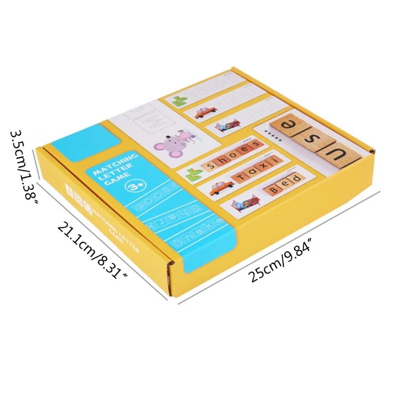 Wood Spelling Words Game Kids Early Educational Toys for Children Learning Gifts
Wood Spelling Words Game Kids Early Educational Toys for Children Learning Gifts