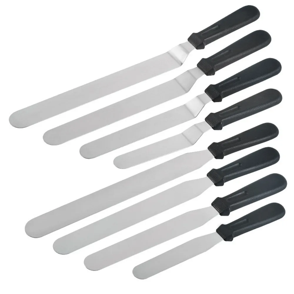 1pcs 6/8/10/12inch Professional Cake Decorating Tools - 6", 8" 10" 12" Stainless Steel Butter Cake Icing Spatula Variety Set
1pcs 6/8/10/12inch Professional Cake Decorating Tools - 6", 8" 10" 12" Stainless Steel Butter Cake Icing Spatula Variety Set