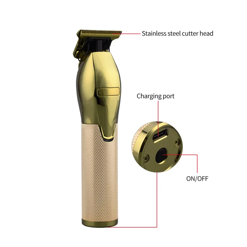 T-Outliner Barber Hair Trimmer Professional 0mm Baldheaded T-Blade Hair Cut Cordless USB Rechargeable Hair Cutting Machine
T-Outliner Barber Hair Trimmer Professional 0mm Baldheaded T-Blade Hair Cut Cordless USB Rechargeable Hair Cutting Machine