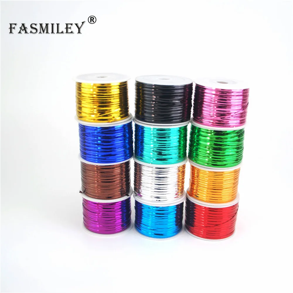 Top Quality Metallic Twist Ties 400Yards/Roll Gold Silver Lustrous For Lollipop Cello Bags Gift Packing DIY Materials Ds228
Top Quality Metallic Twist Ties 400Yards/Roll Gold Silver Lustrous For Lollipop Cello Bags Gift Packing DIY Materials Ds228