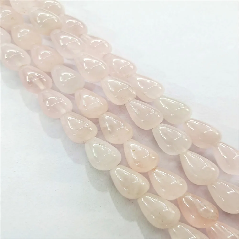 1 Strand/28pcs 14x10mm Wholesale Natural Rose Quartz Teardrop Loose Beads DIY Jewelry Accessories 15.5inch S470
1 Strand/28pcs 14x10mm Wholesale Natural Rose Quartz Teardrop Loose Beads DIY Jewelry Accessories 15.5inch S470