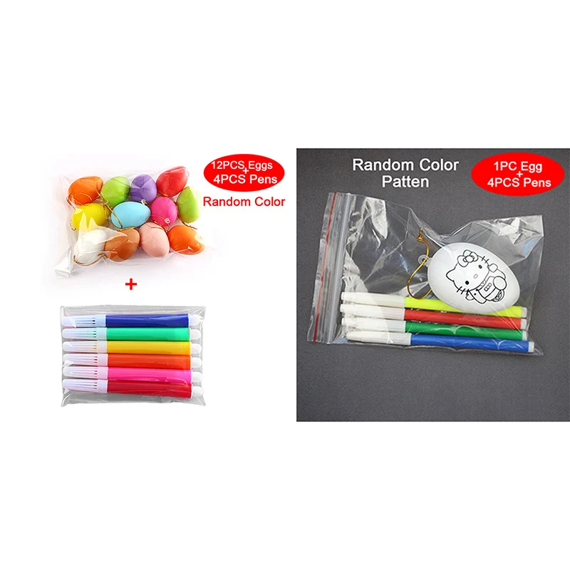 Handmade DIY Easter Eggshell Cartoon Painted Toy Child Educational Arts Crafts 1PC Egg(With Pattern) + 4 PCS Pens
Handmade DIY Easter Eggshell Cartoon Painted Toy Child Educational Arts Crafts 1PC Egg(With Pattern) + 4 PCS Pens