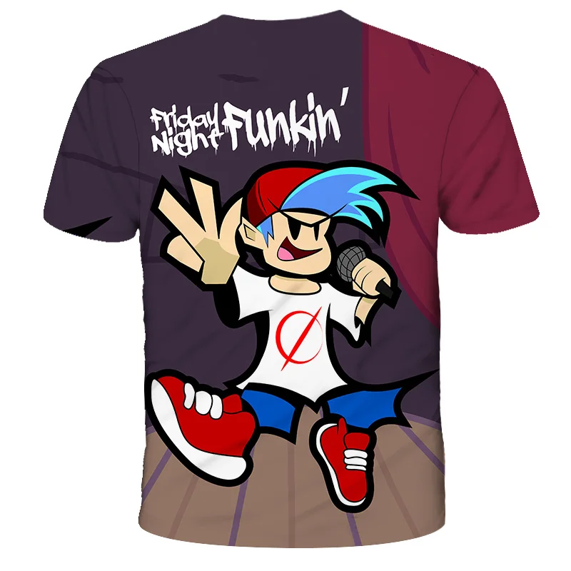 2021 Summer New Friday Night Funkin 3d T-shirt Kawaii Cartoon Anime 4T -14T Boys Girls Children's Fashion T-shirt
2021 Summer New Friday Night Funkin 3d T-shirt Kawaii Cartoon Anime 4T -14T Boys Girls Children's Fashion T-shirt