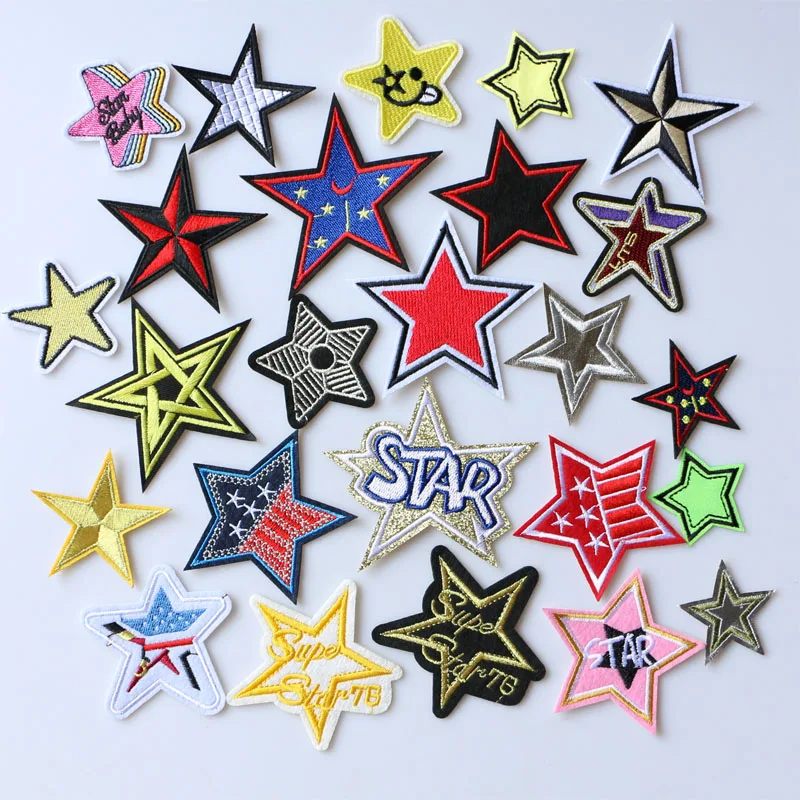3D Openwork Stars colorful stars icon Embroidered Iron on Patch for Clothing DIY Strip Clothes Patchwork Sticker Custom Badges
3D Openwork Stars colorful stars icon Embroidered Iron on Patch for Clothing DIY Strip Clothes Patchwork Sticker Custom Badges