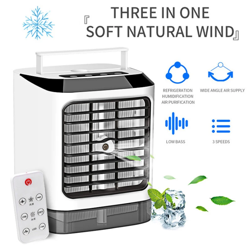 New 3-In-1 Office Air Cooler With Built-In 7-Color LED Ambient Light Adjustable USB Kitchen Bathroom Living Room Humidifier
New 3-In-1 Office Air Cooler With Built-In 7-Color LED Ambient Light Adjustable USB Kitchen Bathroom Living Room Humidifier