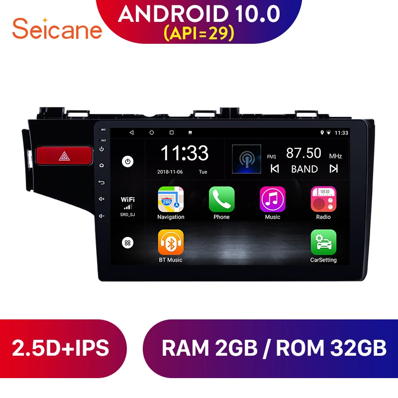 Seicane 9-дюймовый Android 10,0 автомобильный радиоприемник GPS-навигатор головное устройство стерео плеер для 2014 2015 2016 2017 Honda FIT левый руль SWC
Seicane 9-дюймовый Android 10,0 автомобильный радиоприемник GPS-навигатор головное устройство стерео плеер для 2014 2015 2016 2017 Honda FIT левый руль SWC