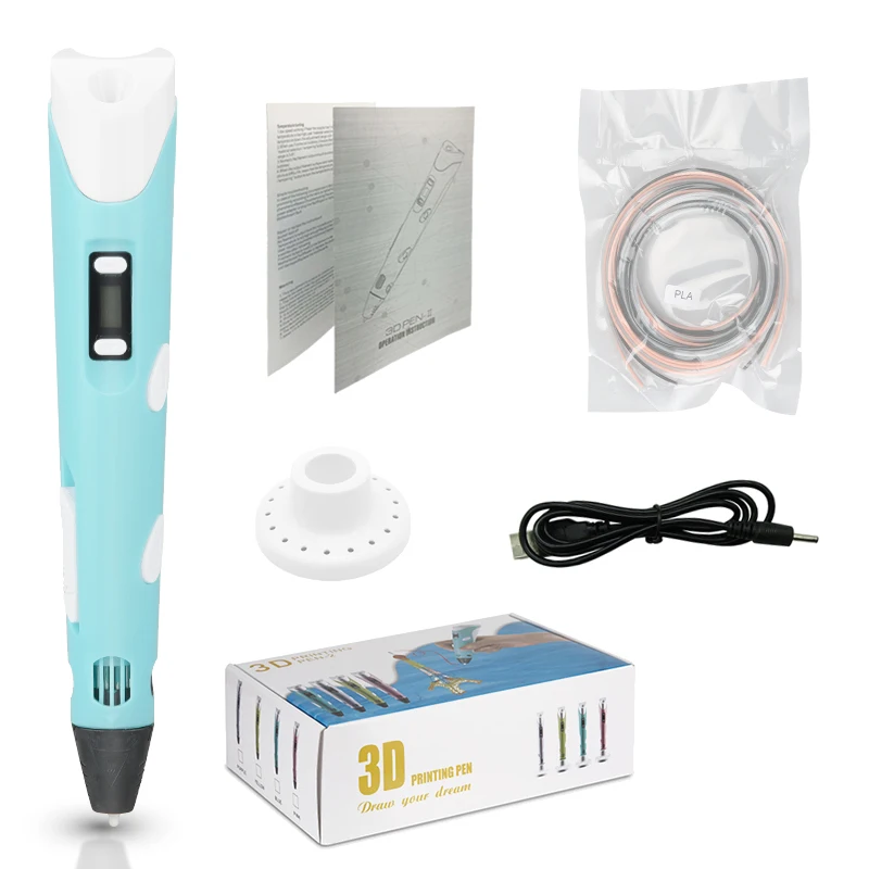 3D Printing Pen 3D Pen with 1.75mm PLA/ABS Filament Christmas Birthday Gift for Kids 3D Drawing Printing Pen
3D Printing Pen 3D Pen with 1.75mm PLA/ABS Filament Christmas Birthday Gift for Kids 3D Drawing Printing Pen