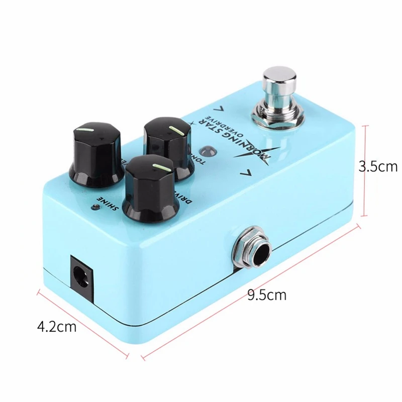 NUX Morning Guitar Overdrive Effect Pedal Blues-Break Overdrive with an Extra Treble Press Option Buffer Bypass
NUX Morning Guitar Overdrive Effect Pedal Blues-Break Overdrive with an Extra Treble Press Option Buffer Bypass