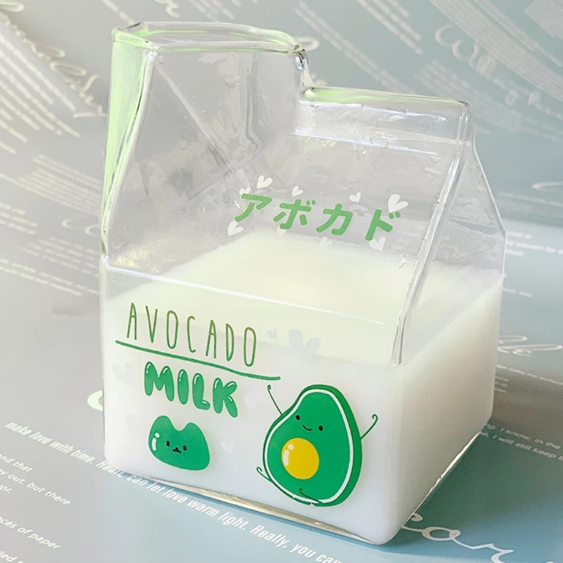 Japanese Style Glass Creamer Box Heat Resistant Cartoon Fruit Printed Mini Square Milk Carton Container 380ml Water Cup
Japanese Style Glass Creamer Box Heat Resistant Cartoon Fruit Printed Mini Square Milk Carton Container 380ml Water Cup
