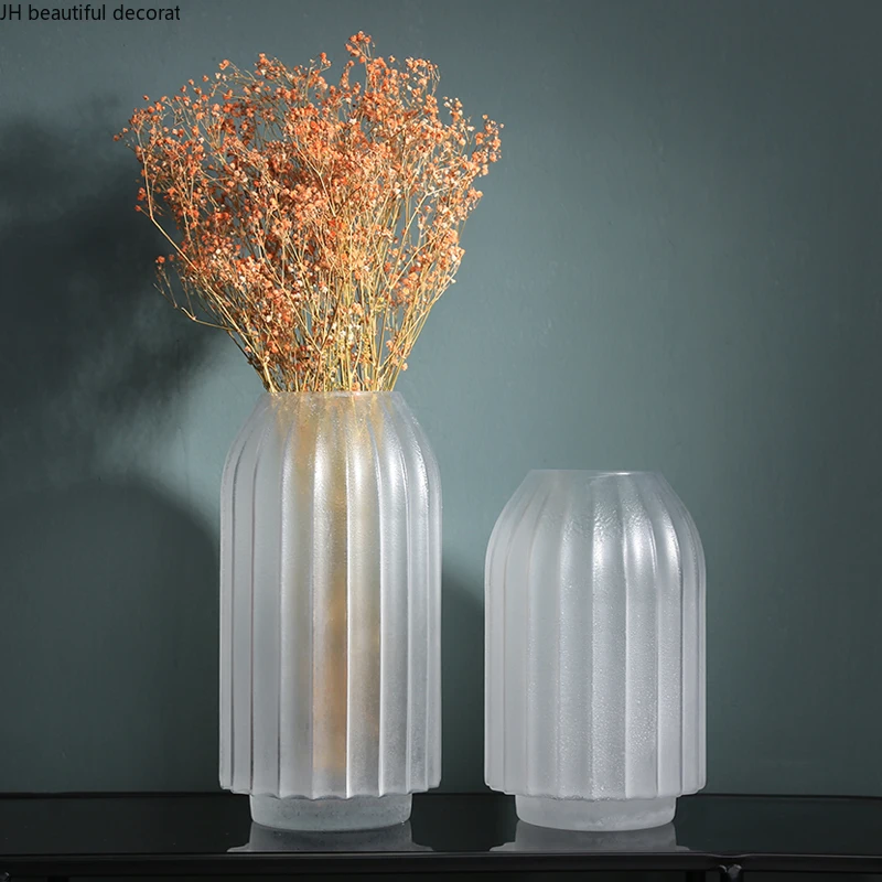 Modern Creative Hydroponic Glass Vase Transparent Frosted Flower Arrangement Simple Floral Home Living Room Desktop Decoration
Modern Creative Hydroponic Glass Vase Transparent Frosted Flower Arrangement Simple Floral Home Living Room Desktop Decoration