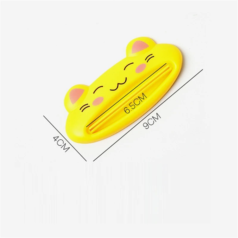 

2 Pcs Cute Animals Modeling Toothpaste Tube Squeezer Plastic Cleanser Holder Useful Dispenser Extruder ( Panda Frog Cat Piggy )