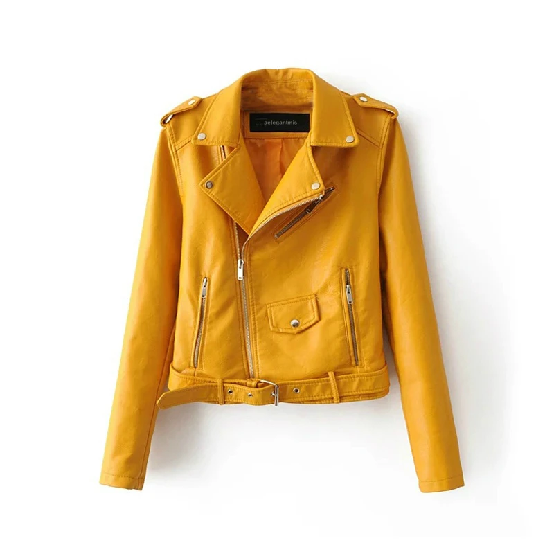 Autumn Short Faux Leather Jacket Women New Basic Jacket Vogue Zipper Soft Motorcycle PU Leather Jacket Ladies Street Coat
Autumn Short Faux Leather Jacket Women New Basic Jacket Vogue Zipper Soft Motorcycle PU Leather Jacket Ladies Street Coat